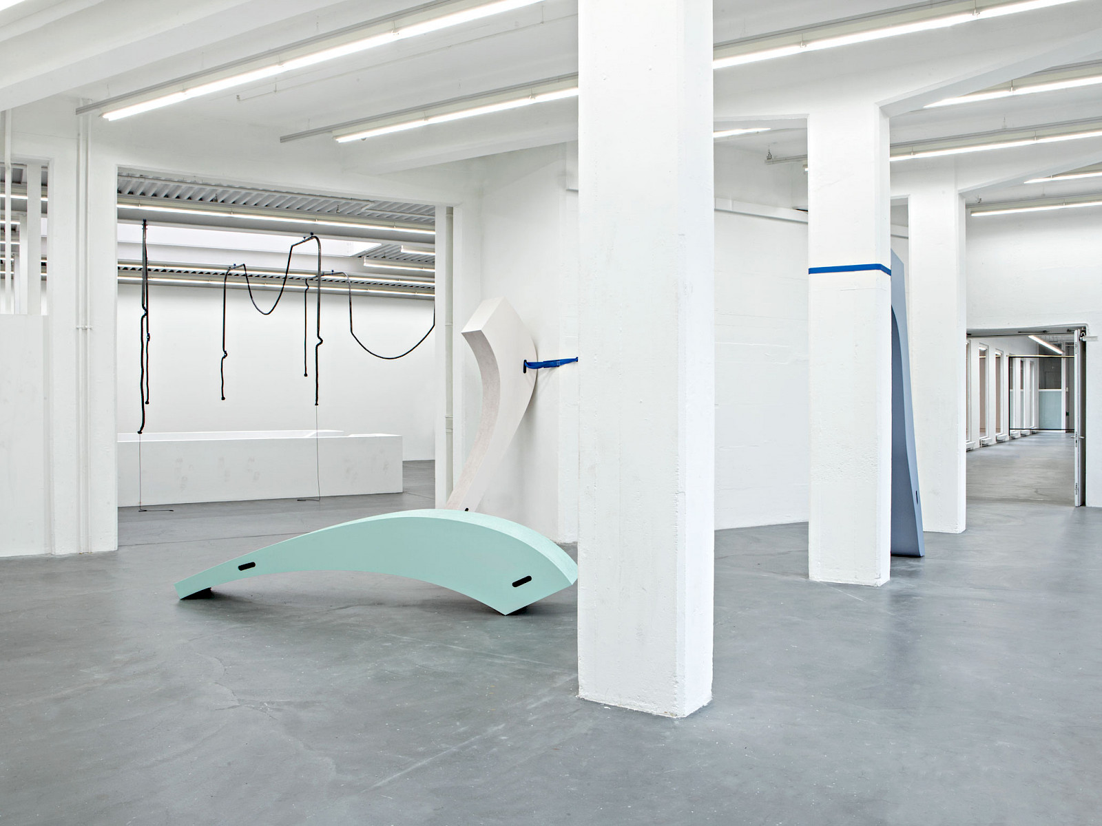 Karin Hueber, Installation view "Traceur / Traceuse", Kunsthaus Baselland, Muttenz / Basel, 2014